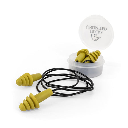 Ducks Unlimited Reusable Earplugs with Case 27dB Green 2 Pair