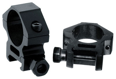 UTG Picatinny/Weaver Low Profile 30mm Rings Aircraft Aluminum Matte Black