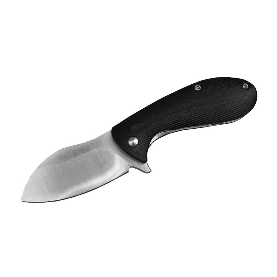 ABKT Elite Grunt BB Drop Point Folding Knife 2-3/4" Black