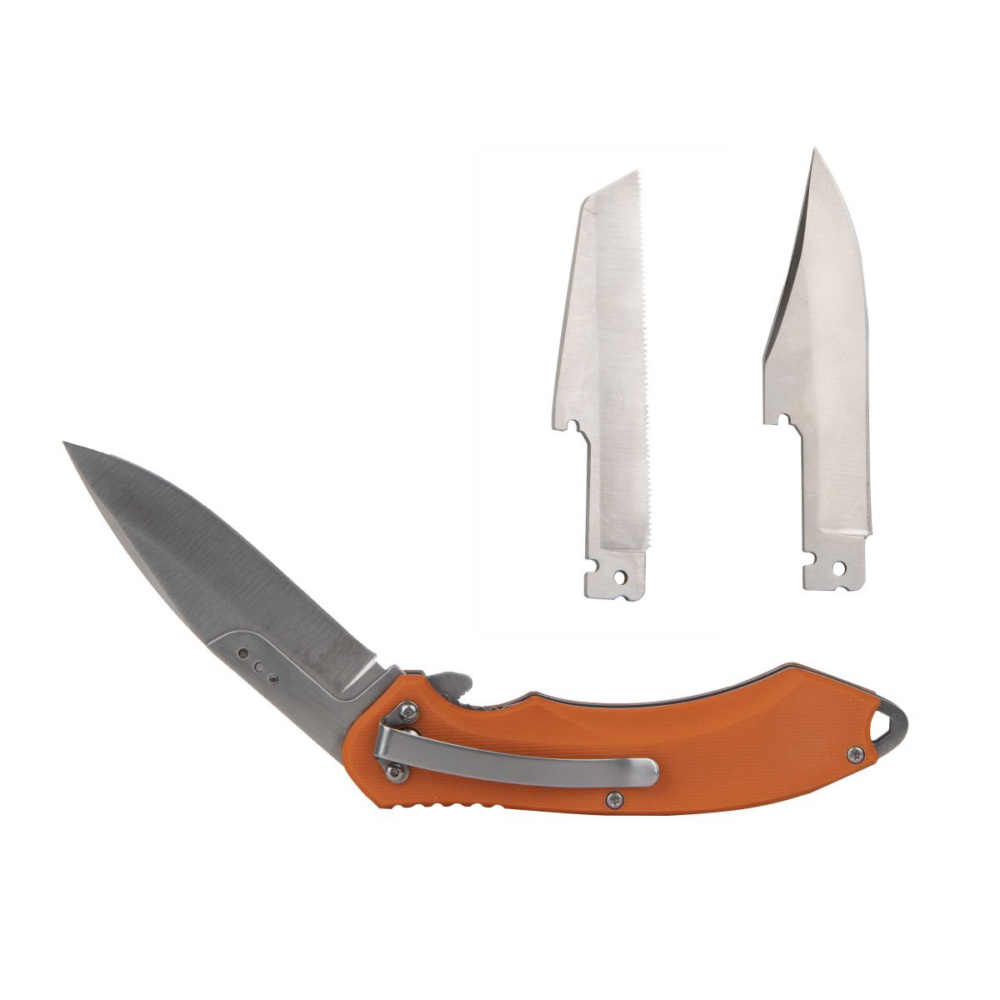 ABKT Elite Switch Folder Folding Knife 4.25" Blades Orange G10