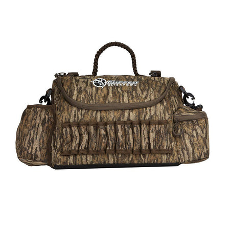 Cupped Mossy Oak Bottomland Waterfowl Hunting Guide Bag with Tree Hook