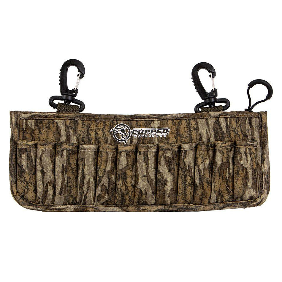 Mossy Oak Bottomland Cupped Shell Pack with Zippered Pocket and Quick-Clip Attachment
