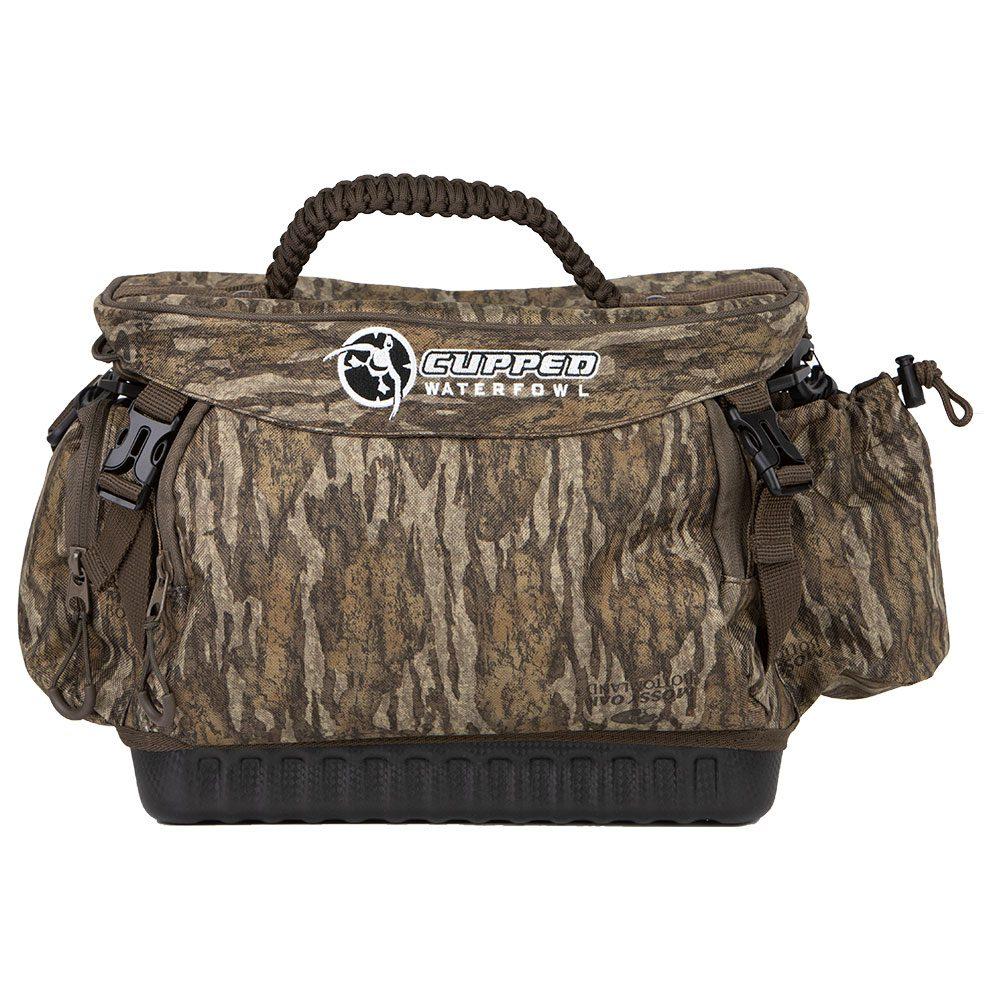 Cupped Medium Floating Waterfowl Blind Bag Mossy Oak Bottomland Pattern