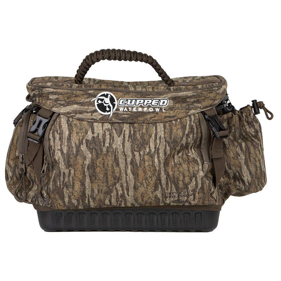 Cupped Medium Floating Waterfowl Blind Bag Mossy Oak Bottomland Pattern