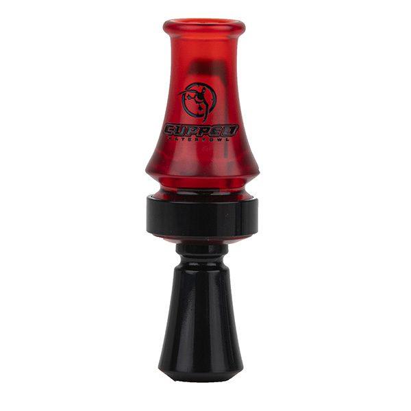 Comeback Quack Cupped Red Double Reed Duck Call Hand Tuned Acrylic