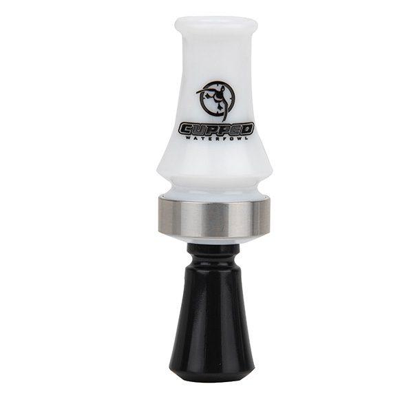 Comeback Quack Cupped White Double Reed Duck Call Hand Tuned Acrylic