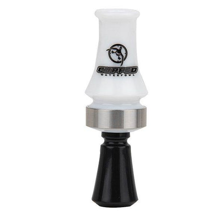 Comeback Quack Cupped White Double Reed Duck Call Hand Tuned Acrylic