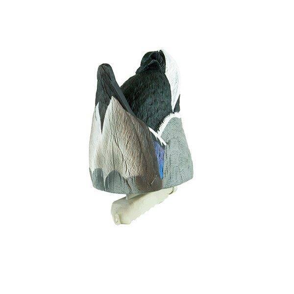 Cupped Feeder Butt Drake Duck Decoy Lifelike Colors Weighted Keel