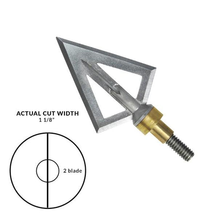 Dead Ringer The PSD Steel Fixed Blade Broadhead 100-125gr Archery 3-Pack
