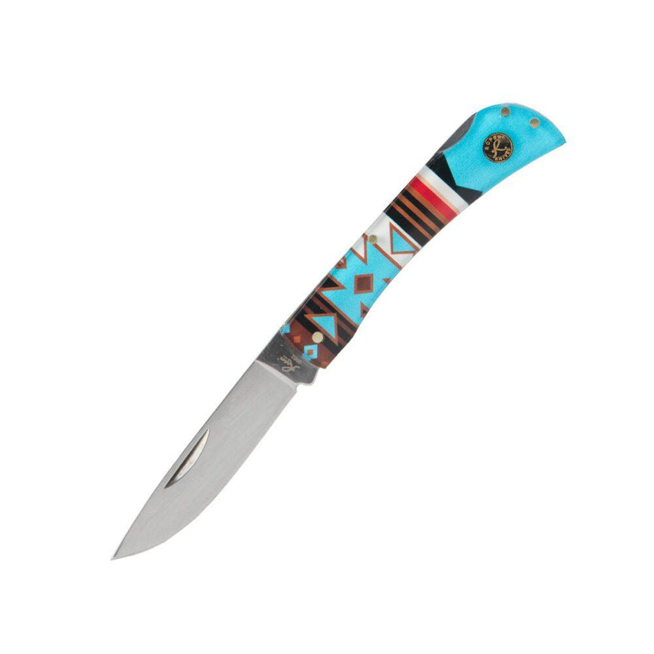 ABKT Roper Tumbleweed Series II Western Style Folding Knife 3" Drop Point Blade