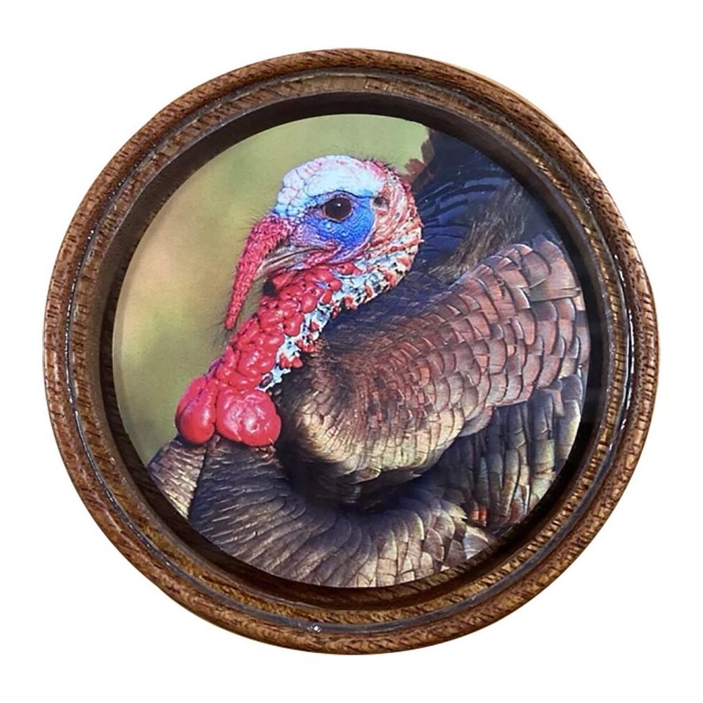 The Grind Bark'n Betty Glass Turkey Pot and Peg Call with Hickory Striker