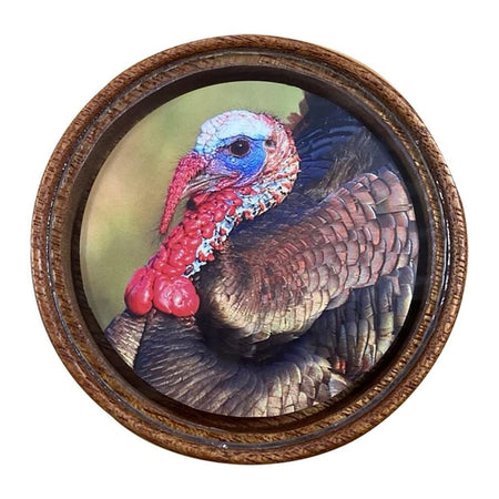 The Grind Bark'n Betty Glass Turkey Pot and Peg Call with Hickory Striker