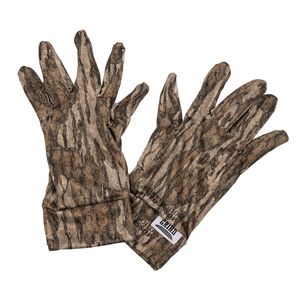 The Grind Lightweight Mossy Oak Bottomland Hunting Gloves