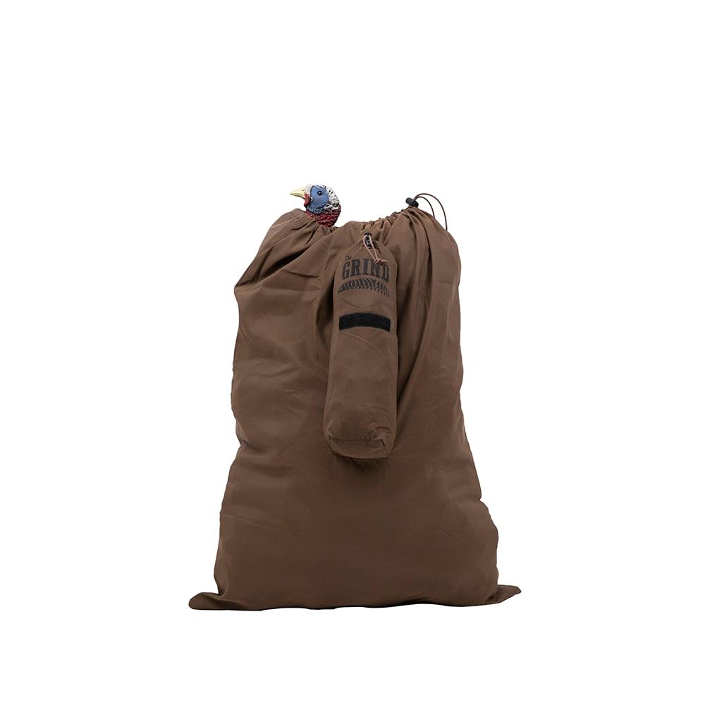 The Grind Dark Earth Turkey Decoy Bag with Backpack Strap