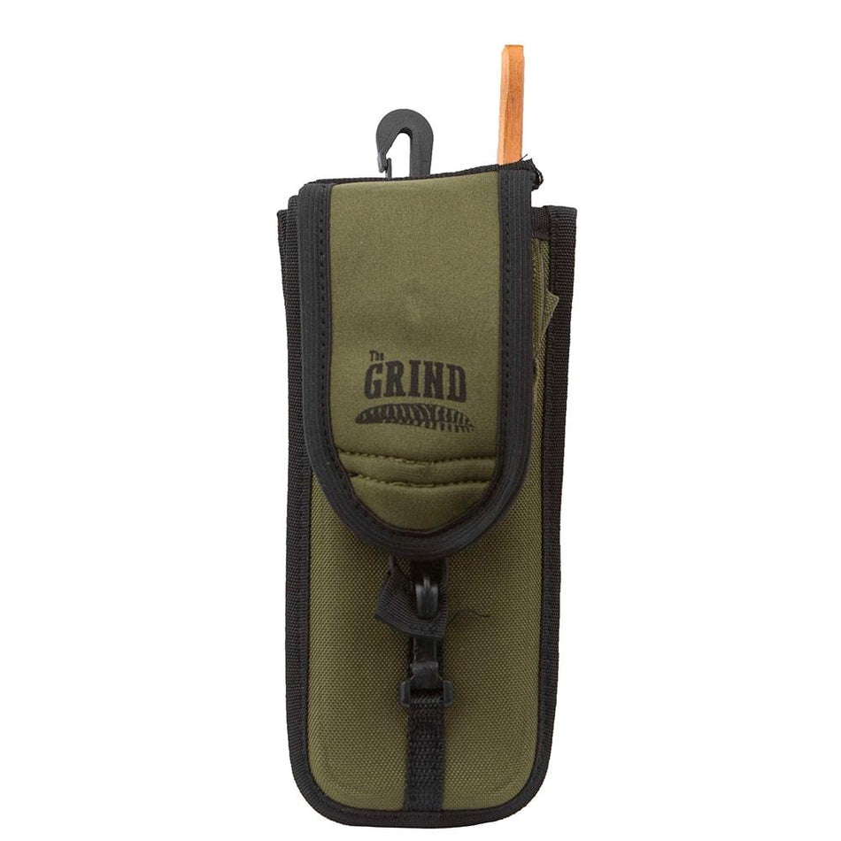 The Grind Olive Drab Hunting Box Call Holder with Storage Pocket