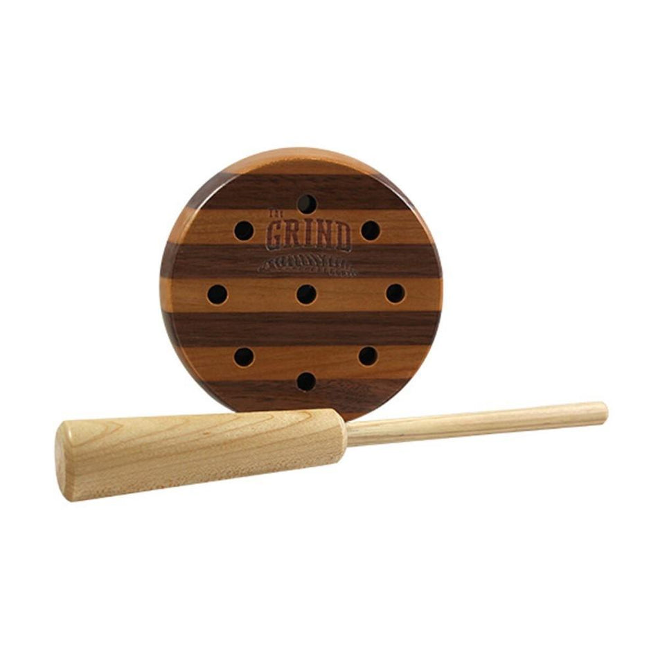The Grind Cooker Slate and Glass Turkey Pot Call with Hickory Peg