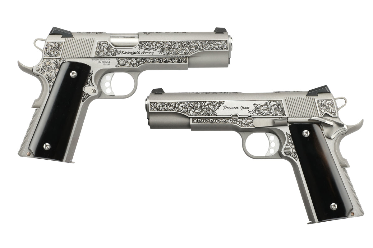 1911 GARRISON 45ACP SS ENG TYLER GUN WORKS PREMIER GRADE