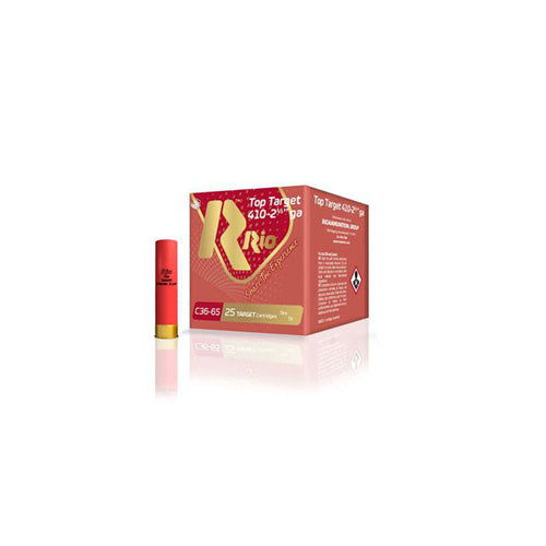 Rio Ammunition Top Target Field Shotgun Ammo .410 Bore 2.5 in 1/2 oz #9
