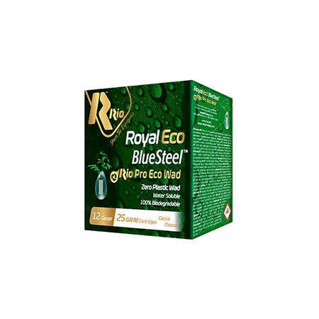 Rio Ammunition Royal ECO BlueSteel Shotgun Ammo 12 Gauge 2.75 in 1 oz #6