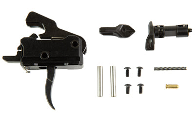 Rise Armament T017-6423-BLK Curved Super Sporting Trigger and Ambi Safety, AR15, 3.5 LB, Black