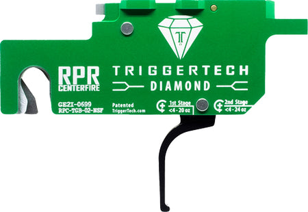 TRIGGERTECH RUGER RPR TWO STAGE DIAMOND BLACK FLAT