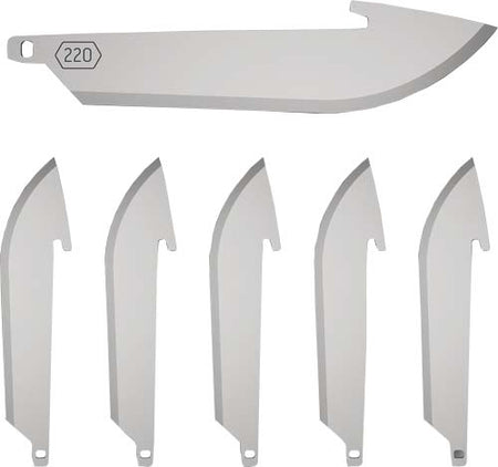Outdoor Edge 6-Pack 2.2" Stainless Drop Point Replacement Blades