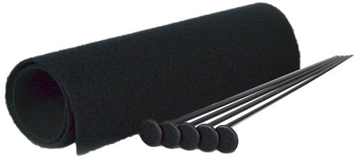 GSS Small .22 Cal Rifle Rod Kit 5 Black Rods - 19 x 15 Inch