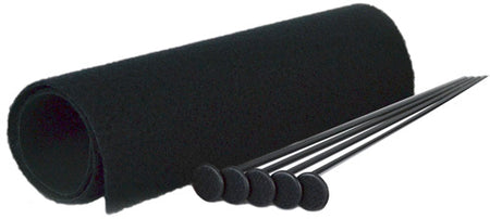 GSS Small .22 Cal Rifle Rod Kit 5 Black Rods - 19 x 15 Inch