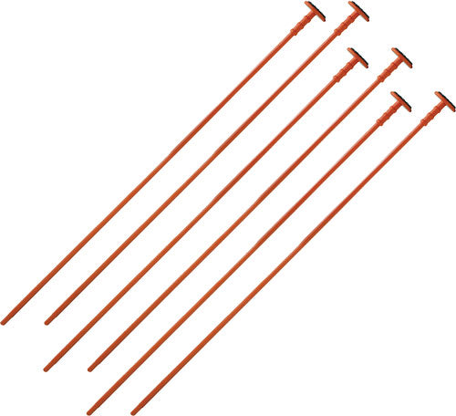 GSS .22 Caliber Orange Rifle Rods 6 Pack