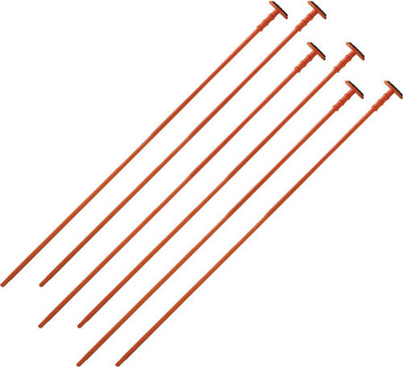 GSS .22 Caliber Orange Rifle Rods 6 Pack