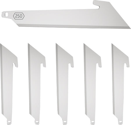Outdoor Edge 6-Pack 2.5" Stainless Utility Replacement Blades