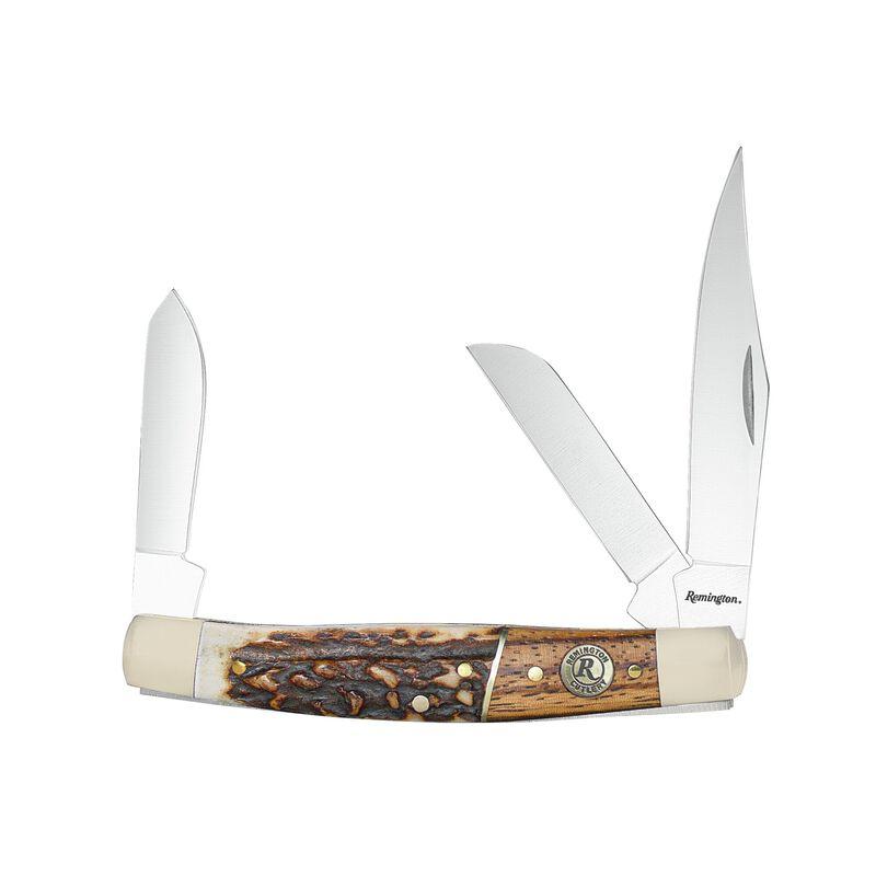Remington Guide Stockman Multi-Blade Folding Knife - Brown