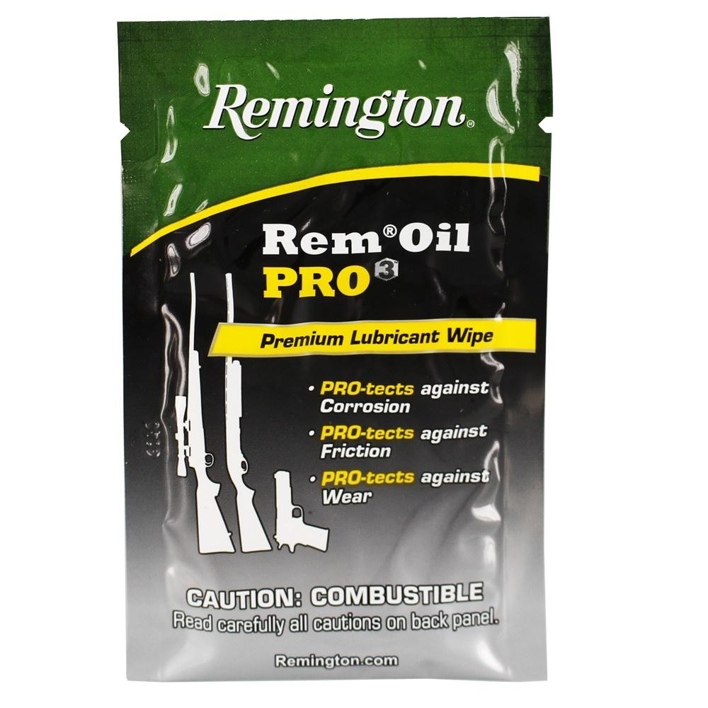 Remington Rem Oil Pro3 Premium Lubricant & Protectant Wipe 1 Count