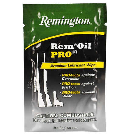 Remington Rem Oil Pro3 Premium Lubricant & Protectant Wipe 1 Count