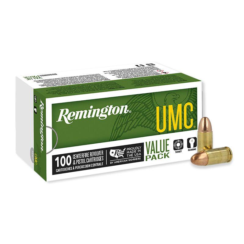 Remington UMC Value Pack 9mm Luger / Parabellum 115 grain Full Metal Jacket ammunition