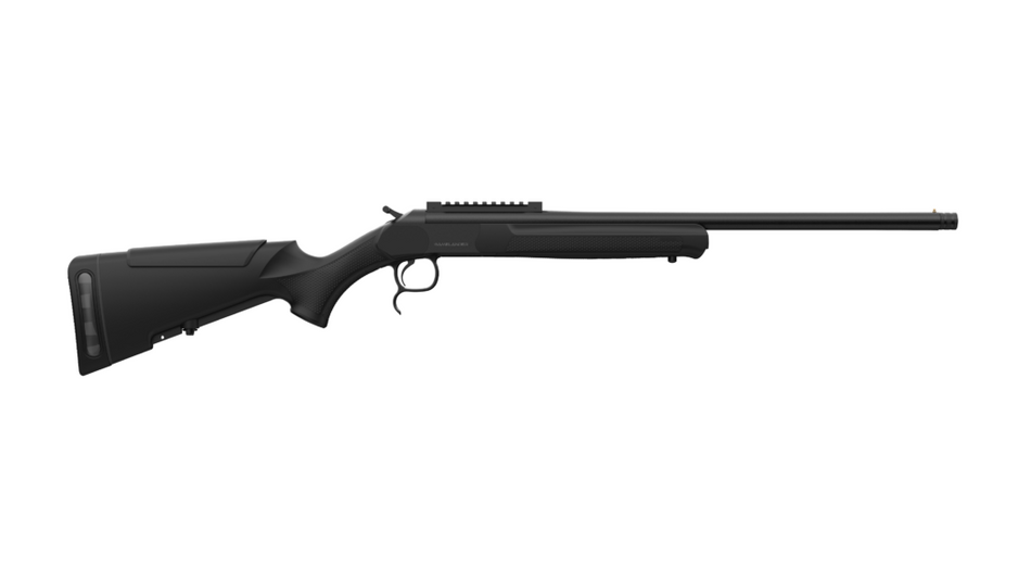 Retay USA GML20BLK Gamelander 20 Gauge Single Shot 3" 1rd Black Deep Bore Barrel, Black Drilled & Tapped Receiver w/Picatinny Rail, Adj LOP Black Synthetic Stock