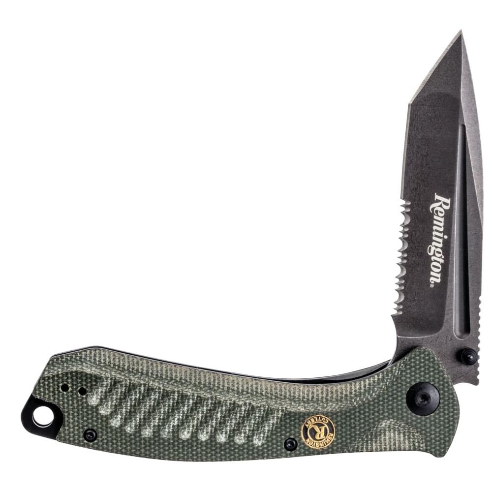 Remington EDC Series Tanto Blade Folding Knife Green 5 Inch