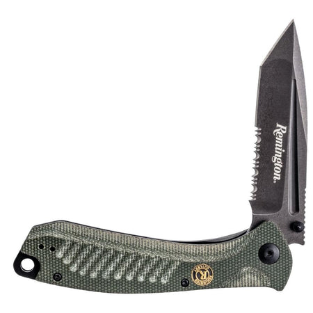 Remington EDC Series Tanto Blade Folding Knife Green 5 Inch