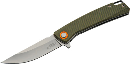 RUC 4" Folding Pocket Knife Green Micarta Handle D2 Blade