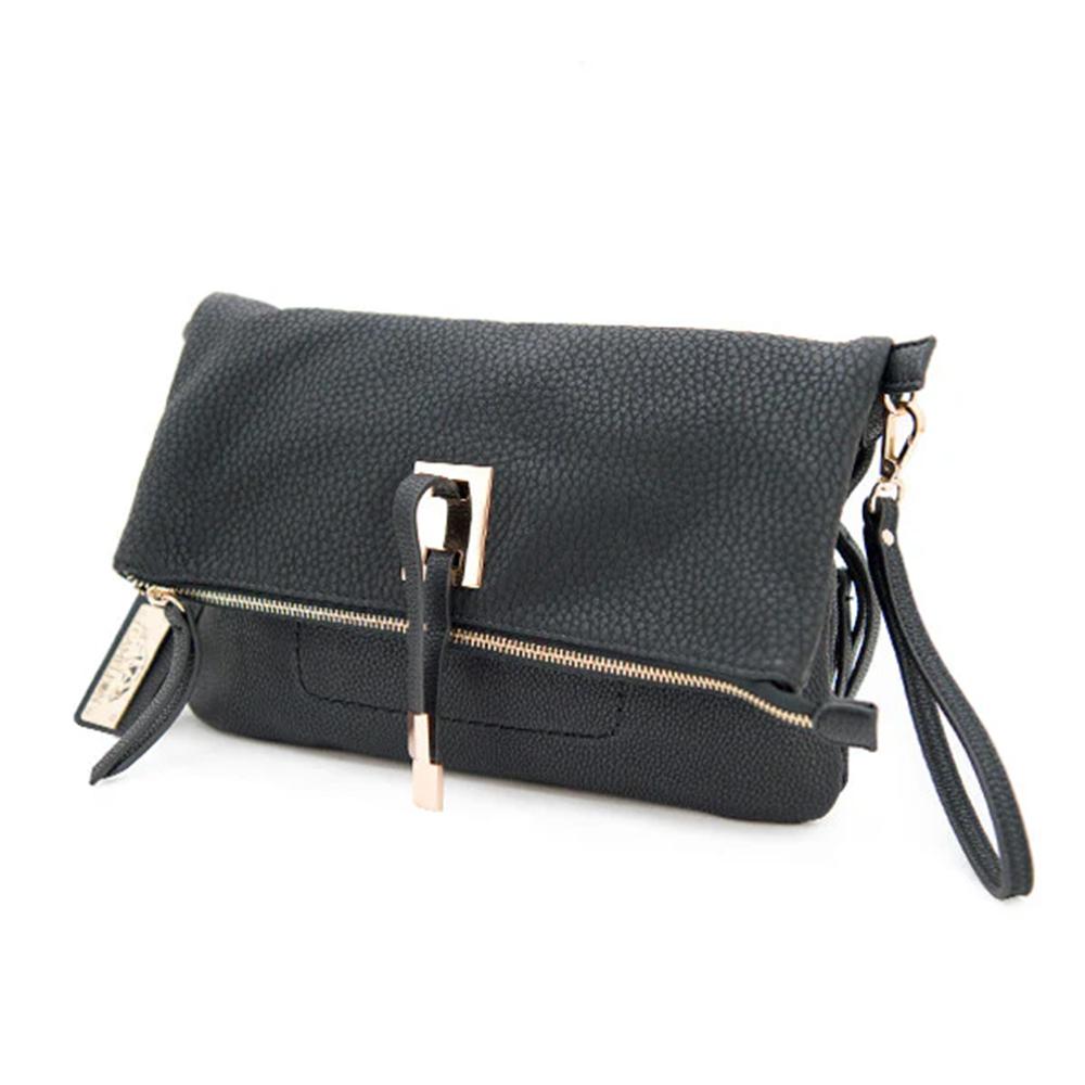 Cameleon Aya Concealed Carry Purse with Removable Strap - Black