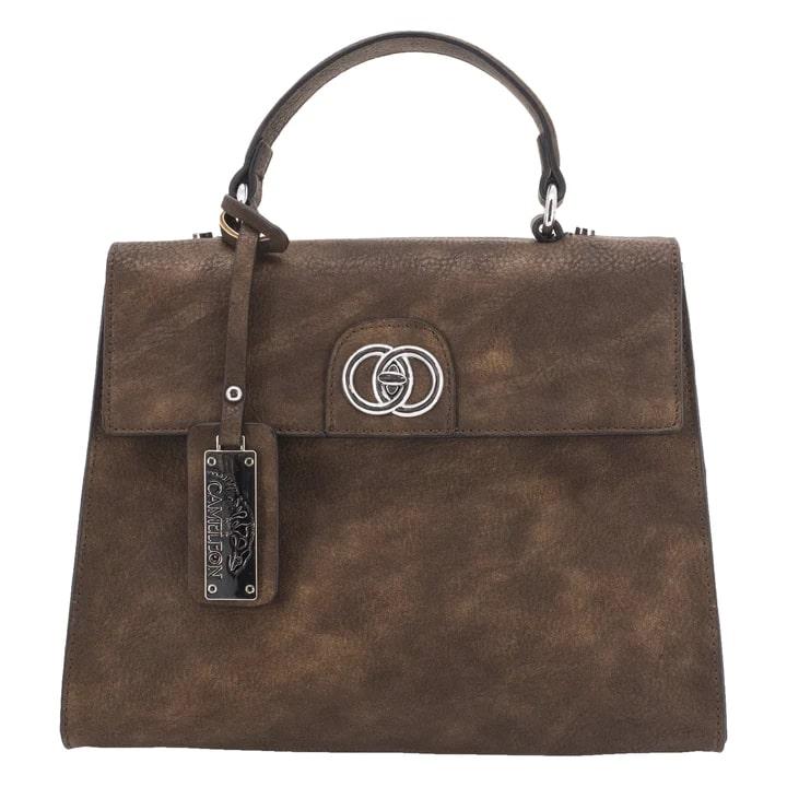 Cameleon Hermera Women's Concealed Carry Purse Brown