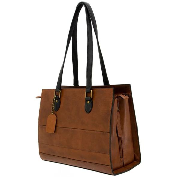 Cameleon Hephaestus Leather Concealed Carry Handbag Apollo Tan