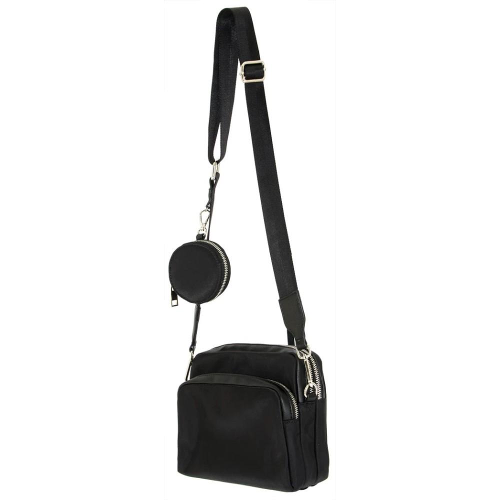 Cameleon Harper Water-Resistant Nylon CCW Crossbody Purse Black