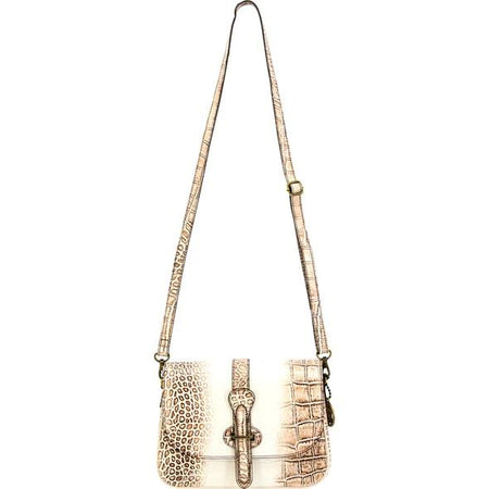 Cameleon Smith & Wesson Croc Pattern CCW Crossbody Bag Beige