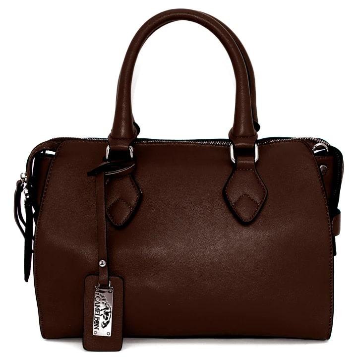 Cameleon Bella CCW Handbag Dark Chestnut with Padded Gun Compartment