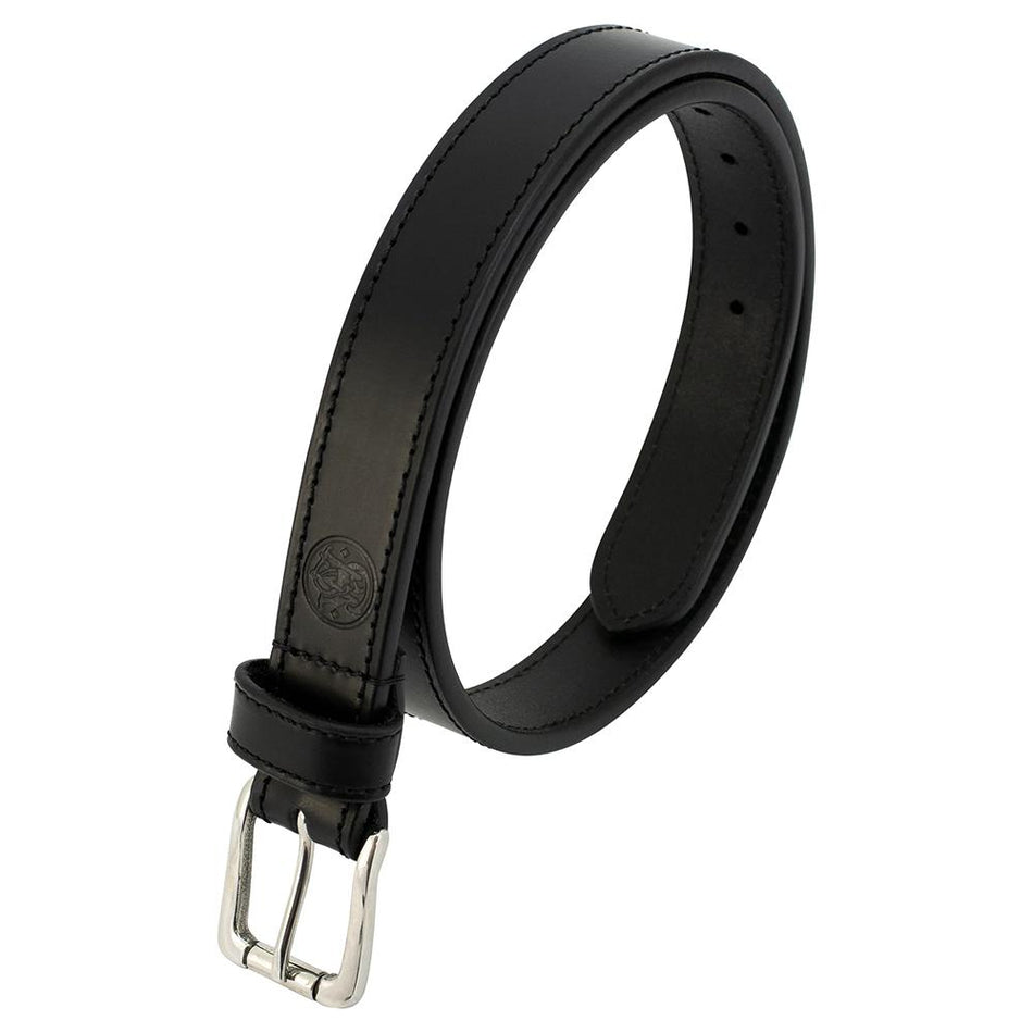 Cameleon S&W EDC Vegetable Tanned Leather Belt Black 36-38"