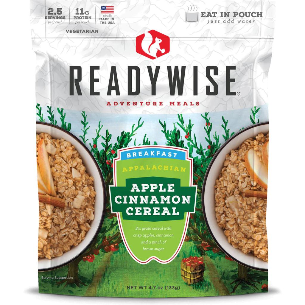 Readywise Apple Cinnamon Cereal Lightweight Outdoor Pouch 4.7 oz