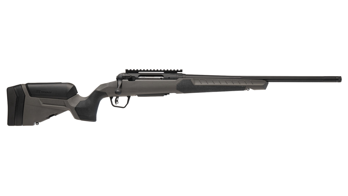 Savage Arms 32548 110 Core Hunter 338 Win Mag 3+1 22" Fluted Barrel, Flat Dark Gray AccuStock w/AccuFit V2 Synthetic Stock, Right Hand