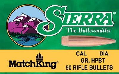 Sierra Bullets 7mm .284 183gr HP-BT MatchKing Reloading Projectiles 100-Count