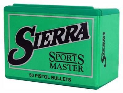 Sierra Bullets 10mm .400 180gr JHP Reloading Projectiles 100-Count